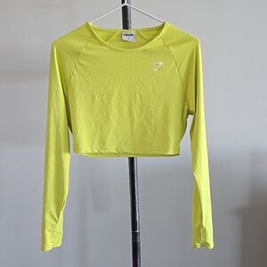🦈Gymshark Long Sleeve Crop Top